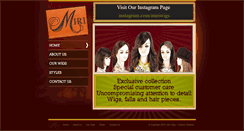 Desktop Screenshot of miriwigs.com